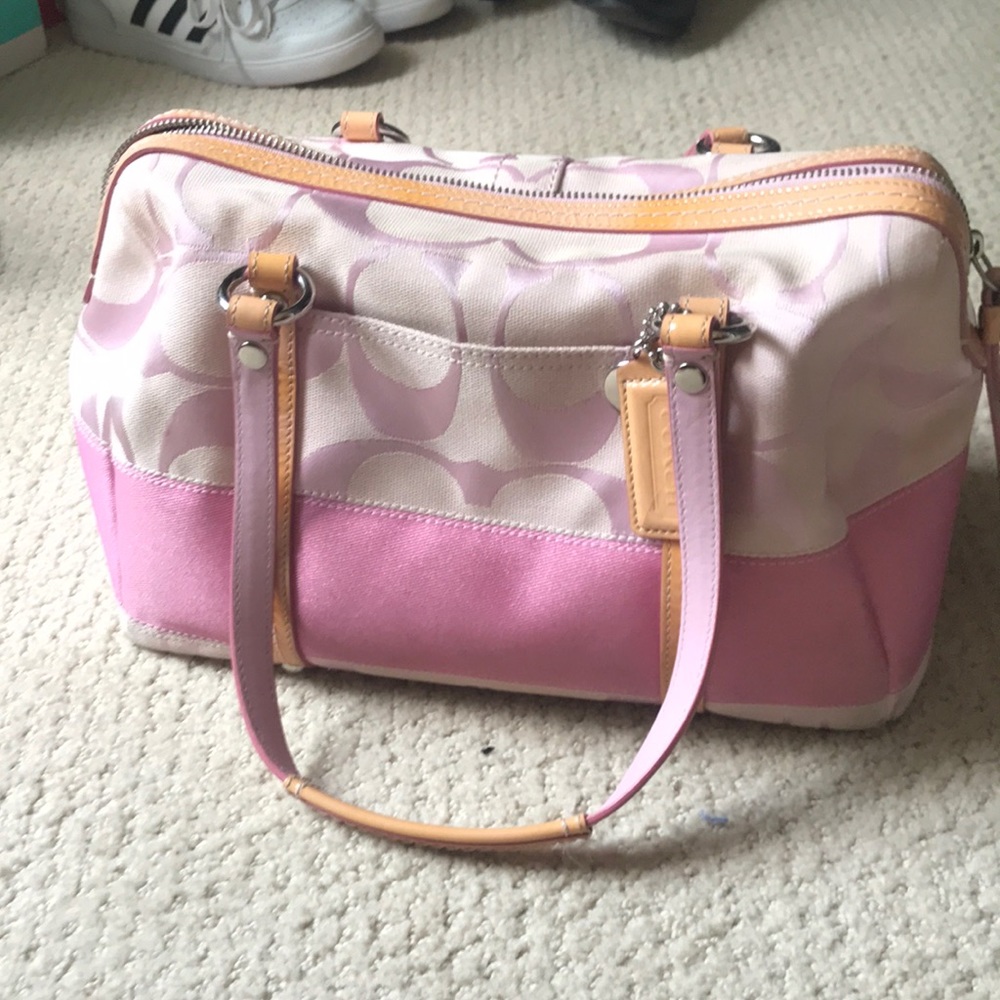 Pink Coach bag